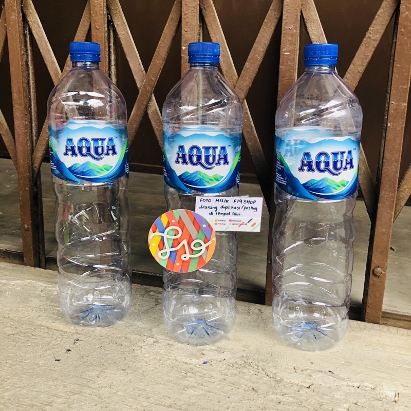 Jual Botol Plastik Aqua 1500ml Bekas Kondisi Bersih Dan Bagus Shopee Indonesia 0898