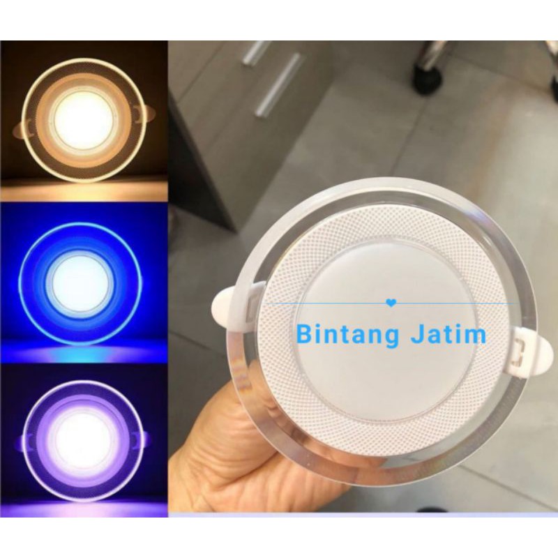 Jual Lampu Downlight 5watt 3 Warna / Panel Led 3 Warna / Lampu Led 3 ...