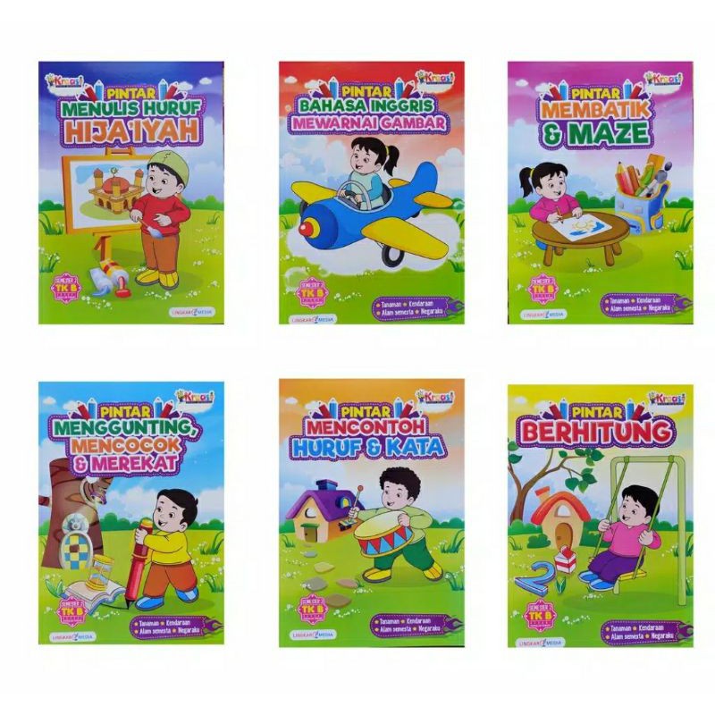 Jual Satu Set Paket Materi Paud Tk A Semester 1 2 Tk B Semester 1 2