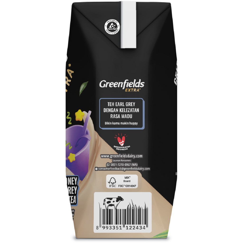 Jual Greenfields Extra Cheers Honey Earl Grey Milk Tea 200 ml | Shopee ...
