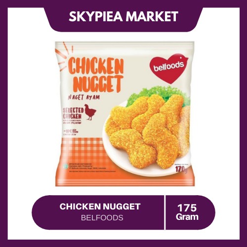 Jual [ PROMO ] Belfoods Chicken Nugget 100 Gram - SKYPIEA MARKET ...