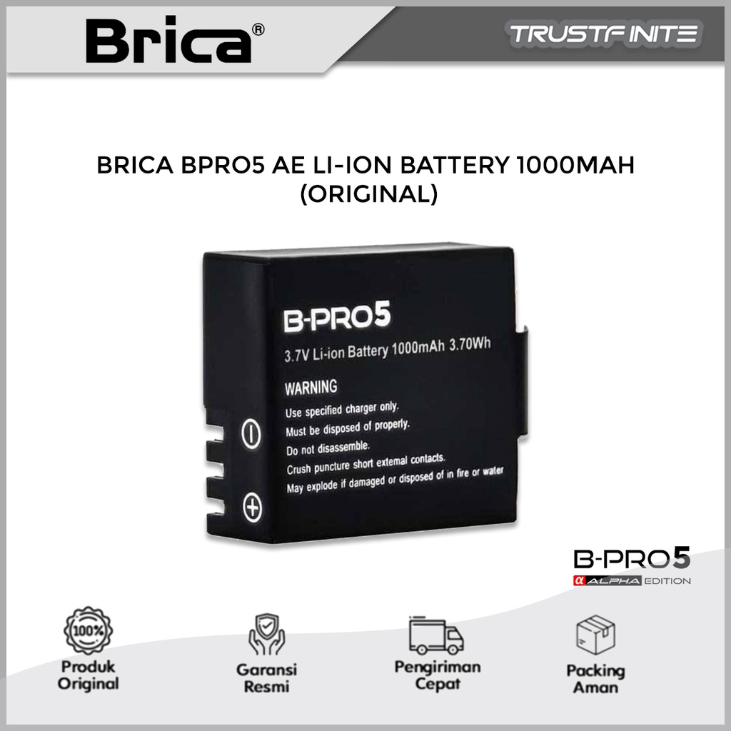 Jual Brica Lithium Battery / Baterai BPro5 AE 3s 2s Lite Basic Original ...