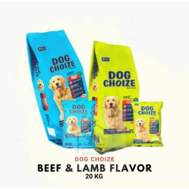 Jual Dog Choize Beef / Lamb 20kg Makanan Anjing Dog Food Khusus GRAB ...