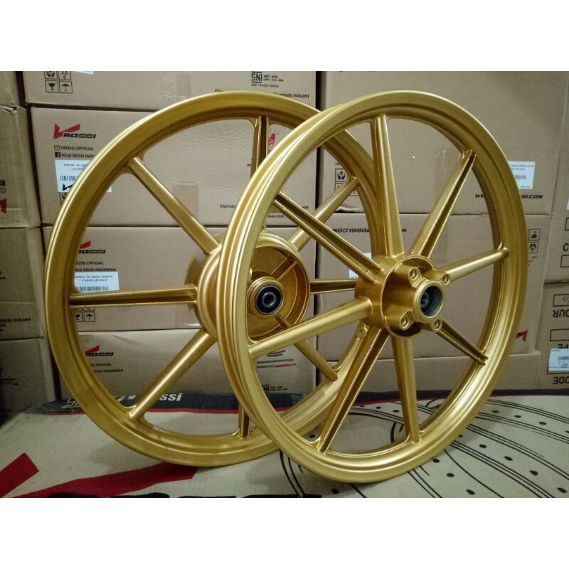 Jual VELG BINTANG SET JUPITER MX OLD ROSSI VROSSI PALANG 8 GOLD MODEL