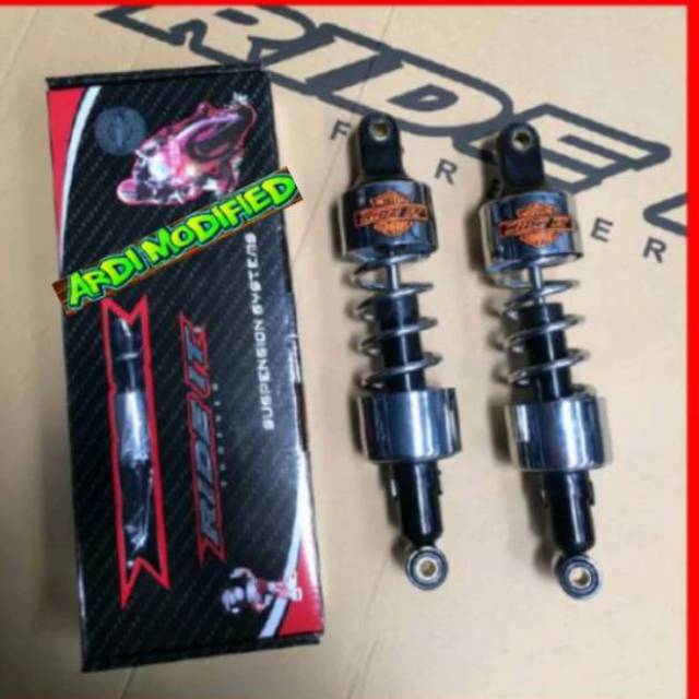 Jual shockbreaker shock belakang ride it classic chrome | Shopee Indonesia