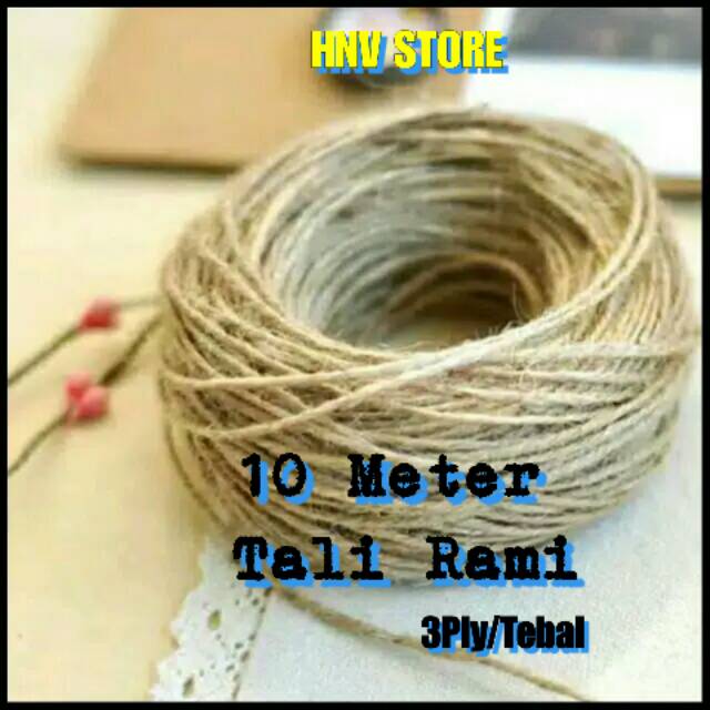 Jual Tali Rami 10 meter 3ply - 3mm | Shopee Indonesia