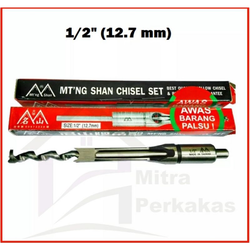 Jual Mata Bor Bobok Kayu 1 2 And 3 8 Chisel Tatah Hollow Mortice