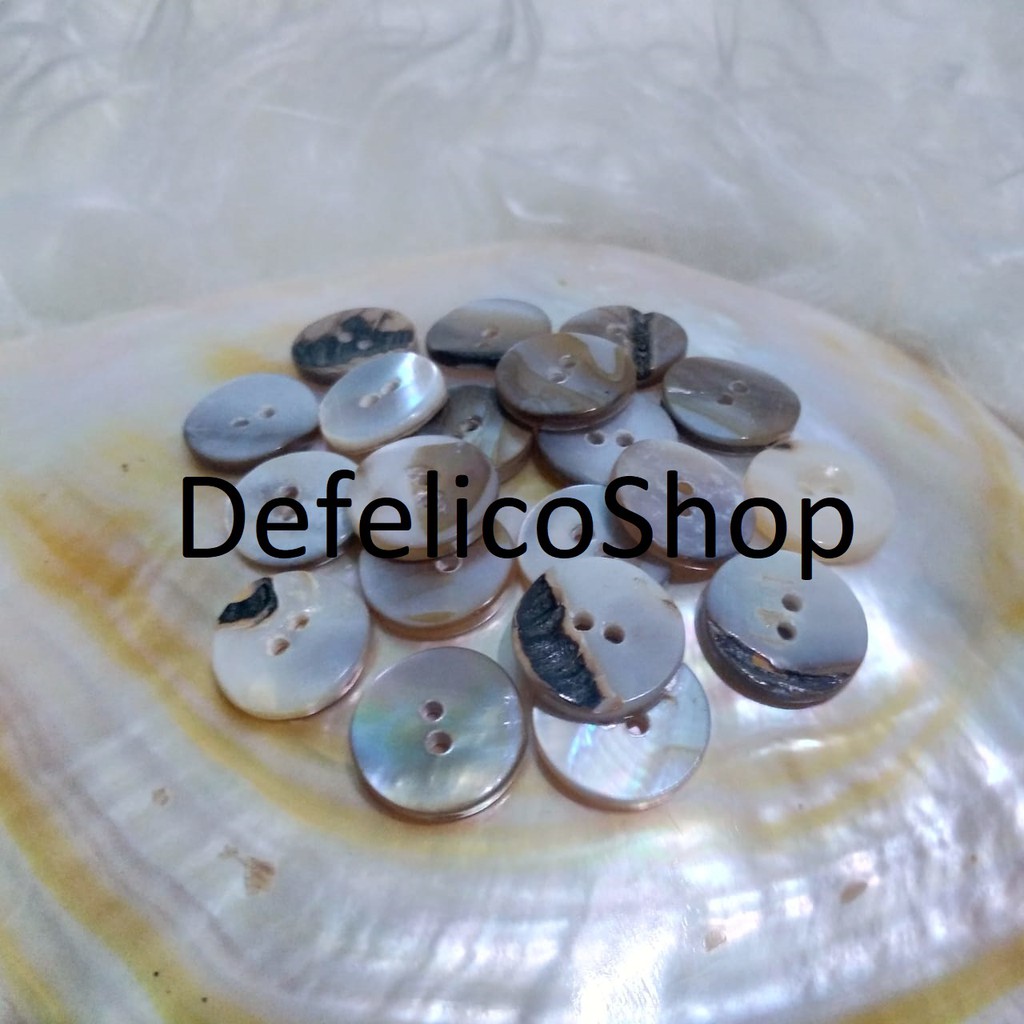 Jual Kancing Kerang Mabe Mutiara Merah Pink 2 Lubang 2 Cm 2,3 Cm 2,5 Cm ...