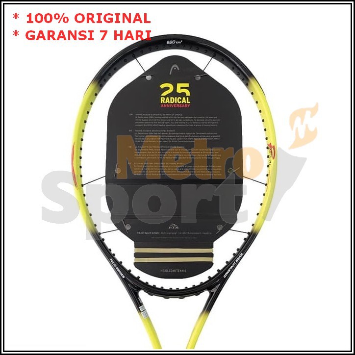 Jual Raket Tenis Head Radical Os 25 Anniversary Limited Edition ...