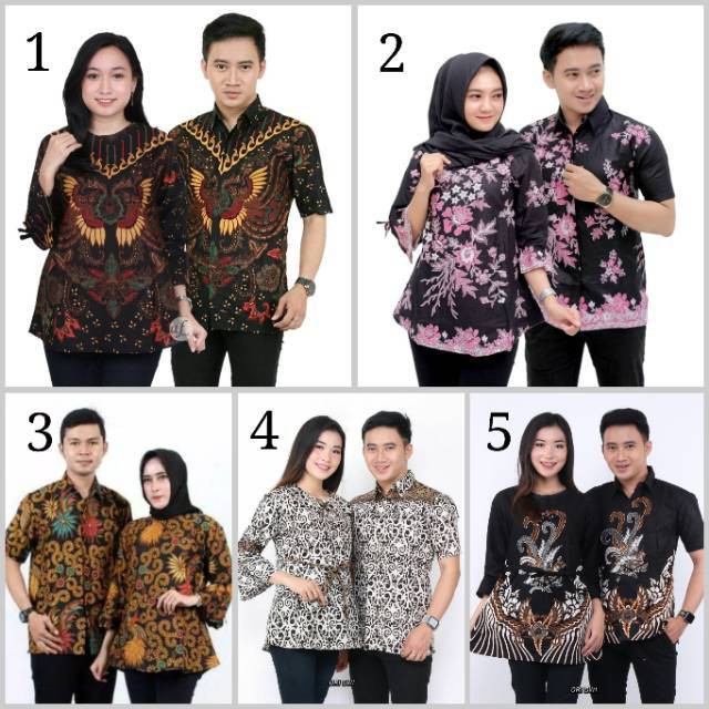 Jual BATIK COUPLE BAJU COUPLE BATIK SARIMBIT HQ | Shopee Indonesia