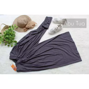 Celana Kulot Lebar Wanita Bahan Mongle Premium Pinggang Karet Bisa Cukup Sampai Jumbo