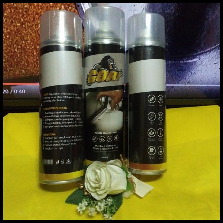 Jual Gori Rubber Sealant Spray 500Ml Warna Transparan | Shopee Indonesia