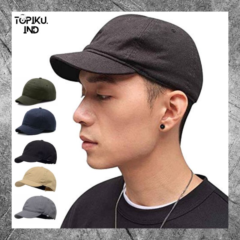 Jual Topi Short Brim - Topi Baseball Lidah Pendek & Topi Polos Raffel ...