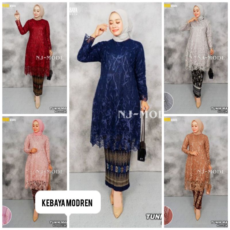 Jual Set Kebaya Tunik Kebaya Tulle Kebaya Modern Kebaya Tradisional