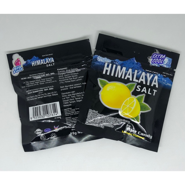 Jual Himalaya SALT Mint Candy Lemon Flavour Extra Cool 15gr - Jakarta Utara  - Tts Grosir