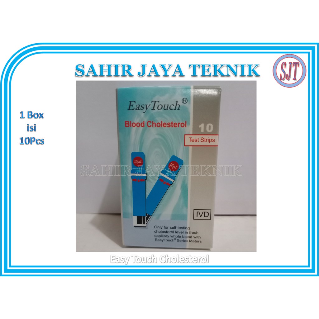 Jual Easy Touch Cholestrol Test Strip Isi 10 Strip Harga Terjangkau ...