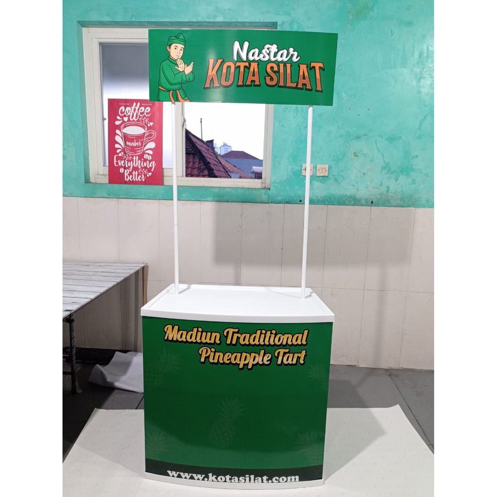 Jual Event Desk Meja Promosi / Meja Booth Design Branding Surabaya ...