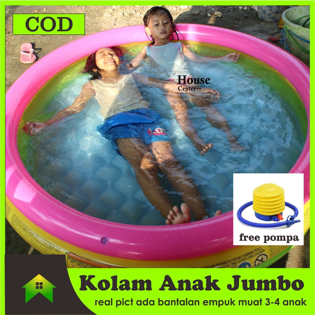 Jual Kolam Renang Anak Jumbo INTEX Original Kolam Besar Muat Banyak ...