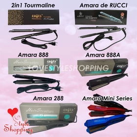 AMARA Catokan Rambut 2in1 9299B Tourmaline De RUCCI 100 Flat 218 Mini Genteng 202A Mini Flat