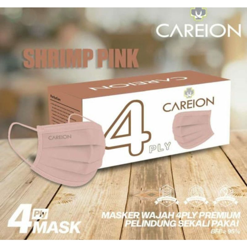 Jual Masker Careion Warna Ply Isi Pcs Masker Earloop Careion Ply Warna Shopee Indonesia