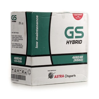 Jual Aki GS HYBRID NS60 Series NS60L NS60LS 12V 45 Ah Aki Basah 46B24R