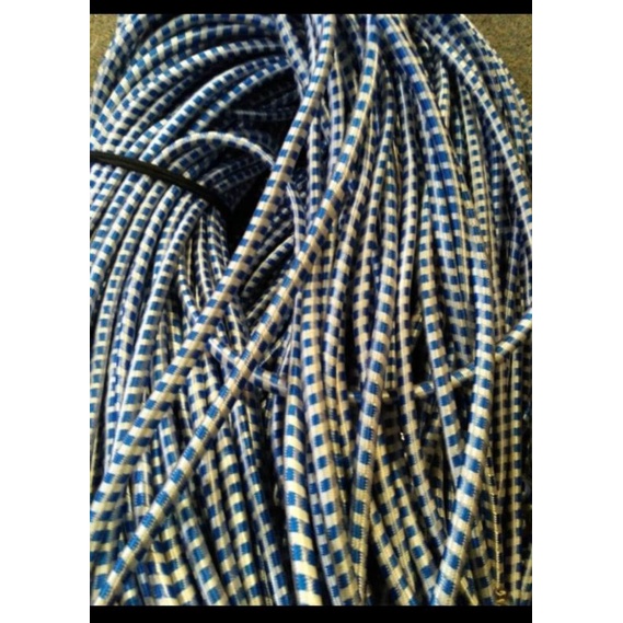 Jual tali banji trampolin / elastic string bulat 8mm | Shopee Indonesia