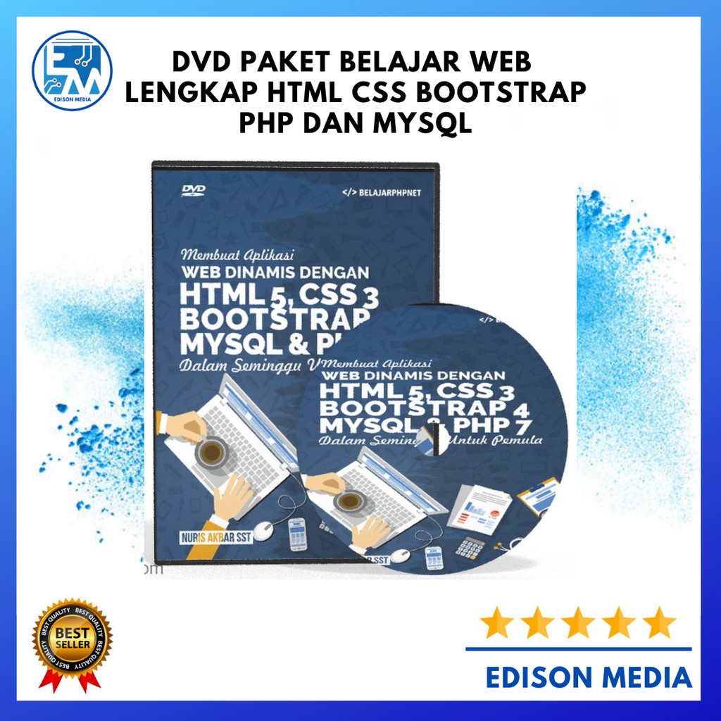 Jual Dvd Paket Belajar Web Lengkap Html Css Bootstrap Php Dan Mysql Shopee Indonesia 9296
