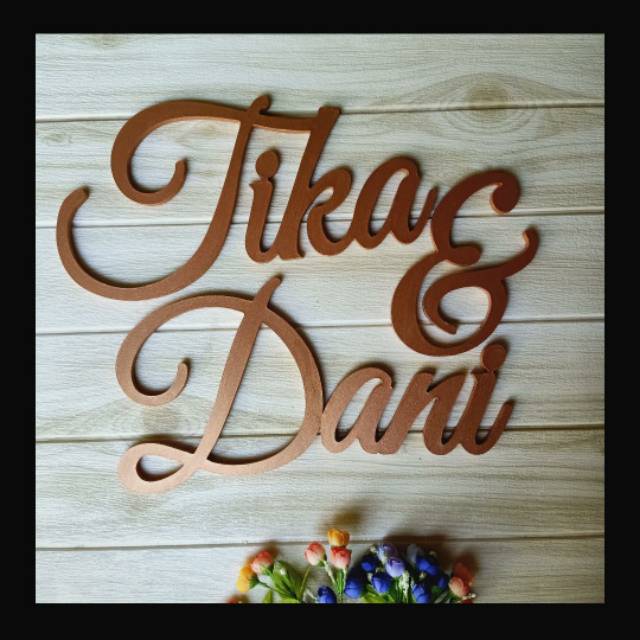 Jual 20 CM Tulisan Kayu Custom Hiasan Huruf Kayu Timbul Dekorasi Papan