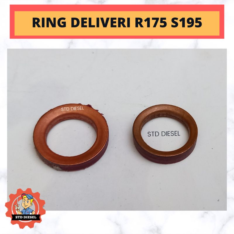 Jual RING DELIVERI PLUNGER R175 R180 R100 S195 S1100 RING TEMBAGA POMPA ...
