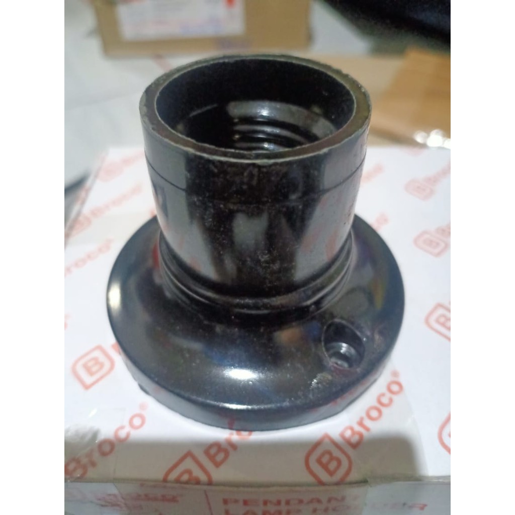 Jual Fitting BROCO / Fitting Plafon BROCO Hitam / fiting lampu | Shopee ...