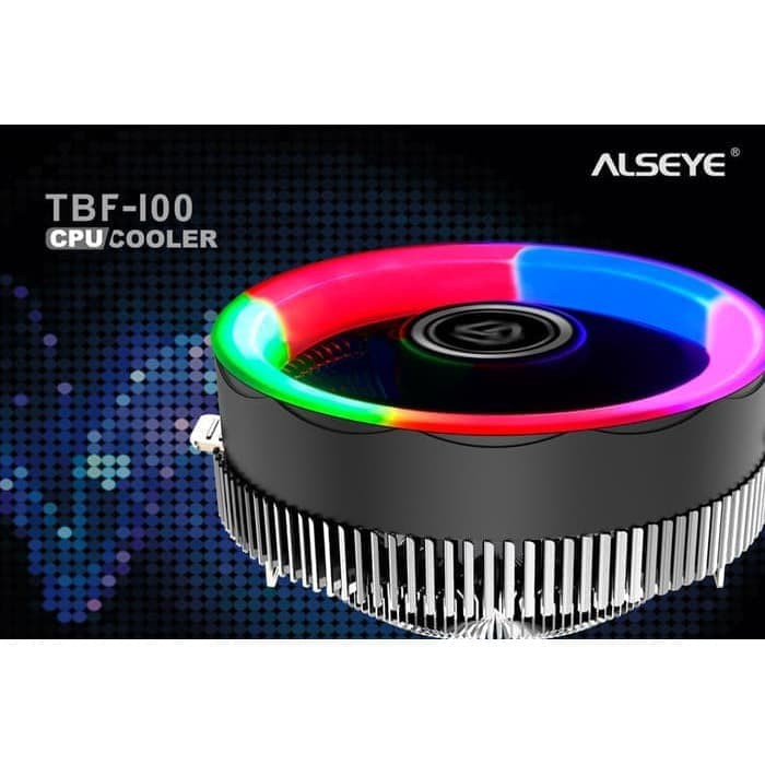 Jual COOLER CPU ALSEYE TBF-100 FAN PROCESSOR RGB COMBO INTEL DAN AMD ...