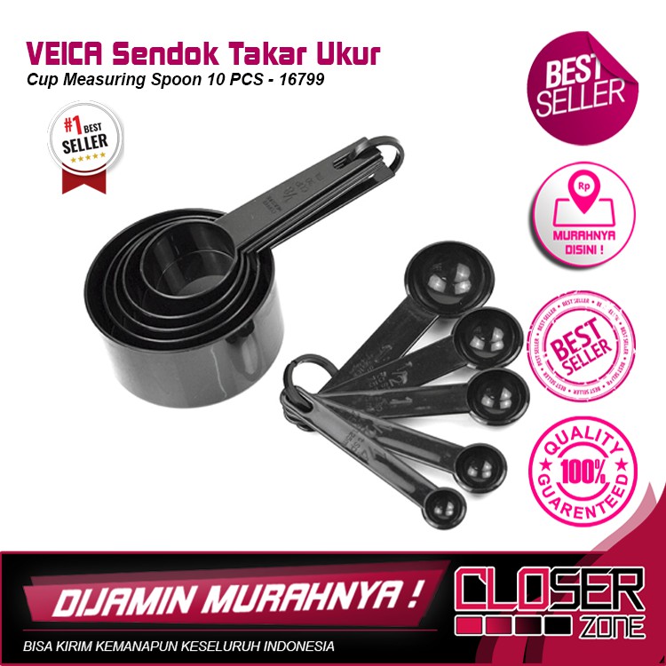 Jual Sendok Takar Ukur Cup Measuring Spoon 10 Pcs Shopee Indonesia 9475