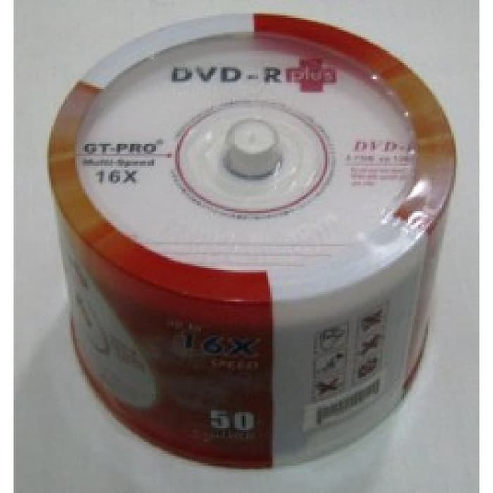 Jual DVD-R GT PRO 16x Multi Speed . DVD Kosong . DVD Blank | Shopee ...