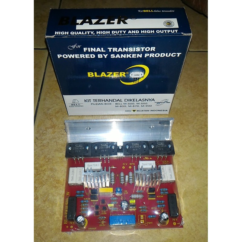 Jual kit power amply ampli blazer 500 watt SANKEN 2SA1494 | Shopee