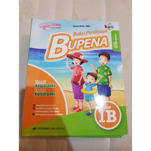 Jual Buku Bupena Kelas 1 SD Bekas 1A Erlangga Irene MJA | Shopee Indonesia