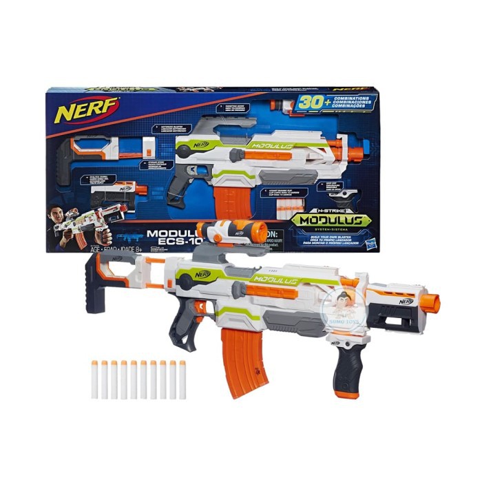 The N-Strike Elite Modulus ECS-10 Blaster is a Nerf Gun Must-Have