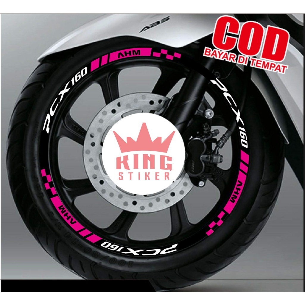 Jual Stiker Cutting Lis Velg Motor Honda Pcx Bahan Reflektor