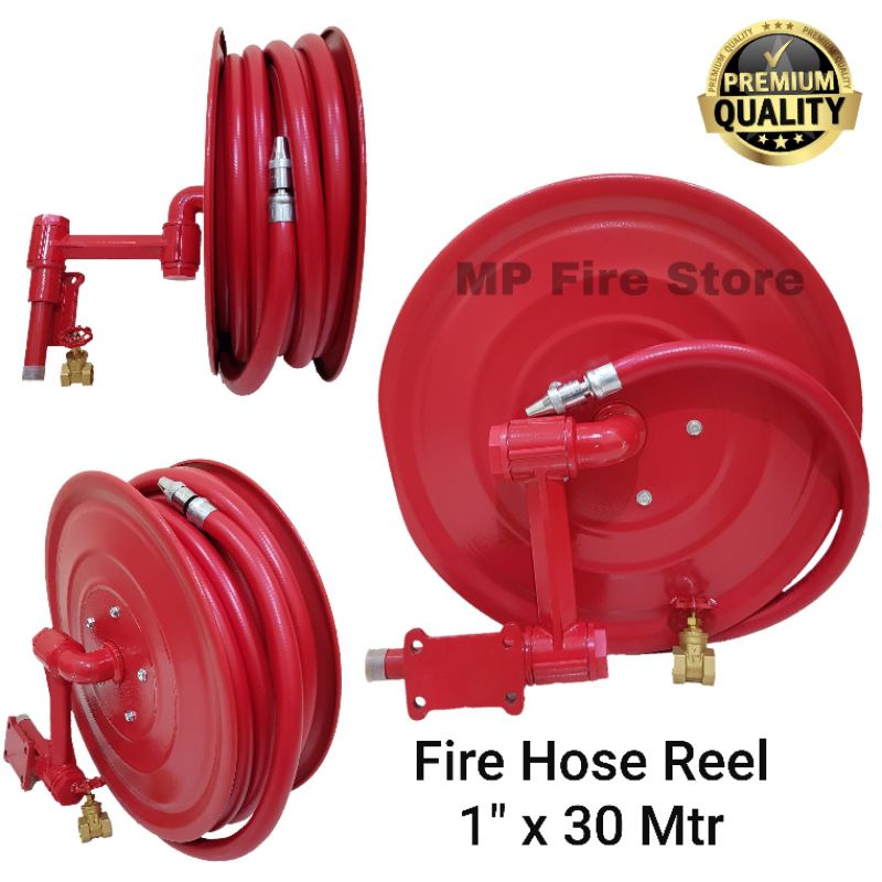 Jual SWING FIRE HOSE REEL 1 in x 30 M SELANG HYDRANT PEMADAM RUBBER ...