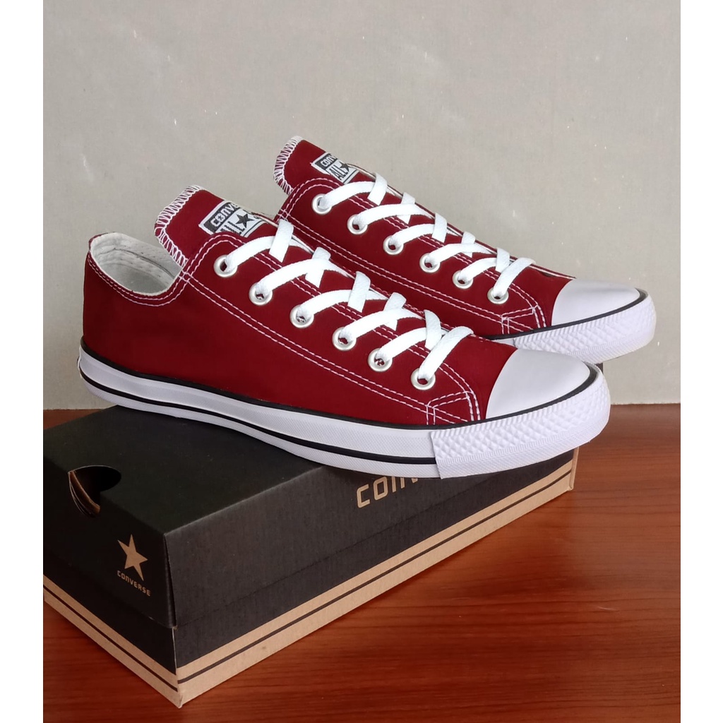 Sepatu converse all outlet star merah