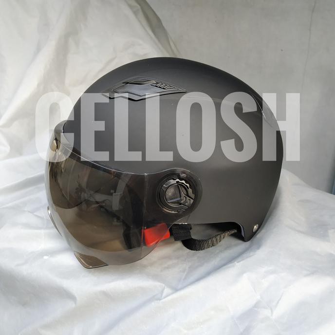 Jual Helm Sepeda Skuter Motor Elektrik Half Face 328 Black Shopee