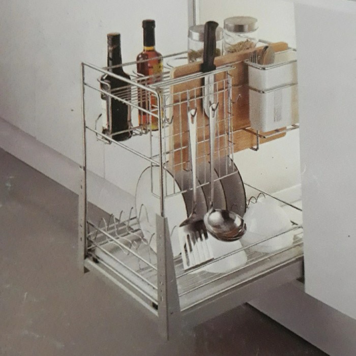 Jual Rak Botol - Vitco Xc 29025 Rak Tarik Sendok Dan Botol Kabinet 40 ...