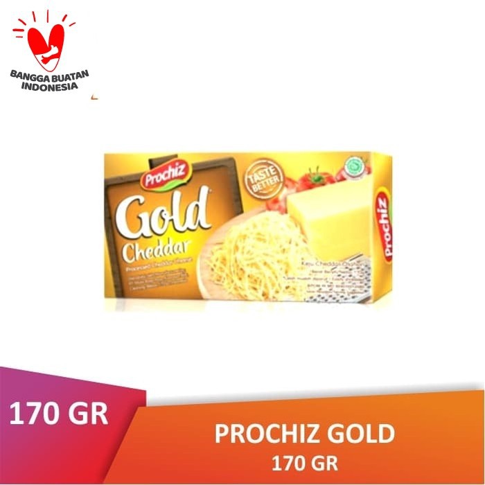 Jual Prochiz Gold Cheddar 170g Shopee Indonesia 6517