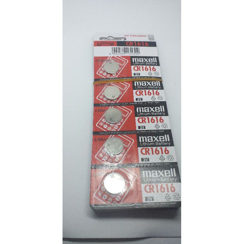 Jual BATERAI MAXELL CR1616 BATERAI REMOTE MOBIL ERTIGA , YARIS , JAZZ ...