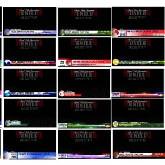 Jual Title vmix NEWS 2018 MUNILUQ | Shopee Indonesia