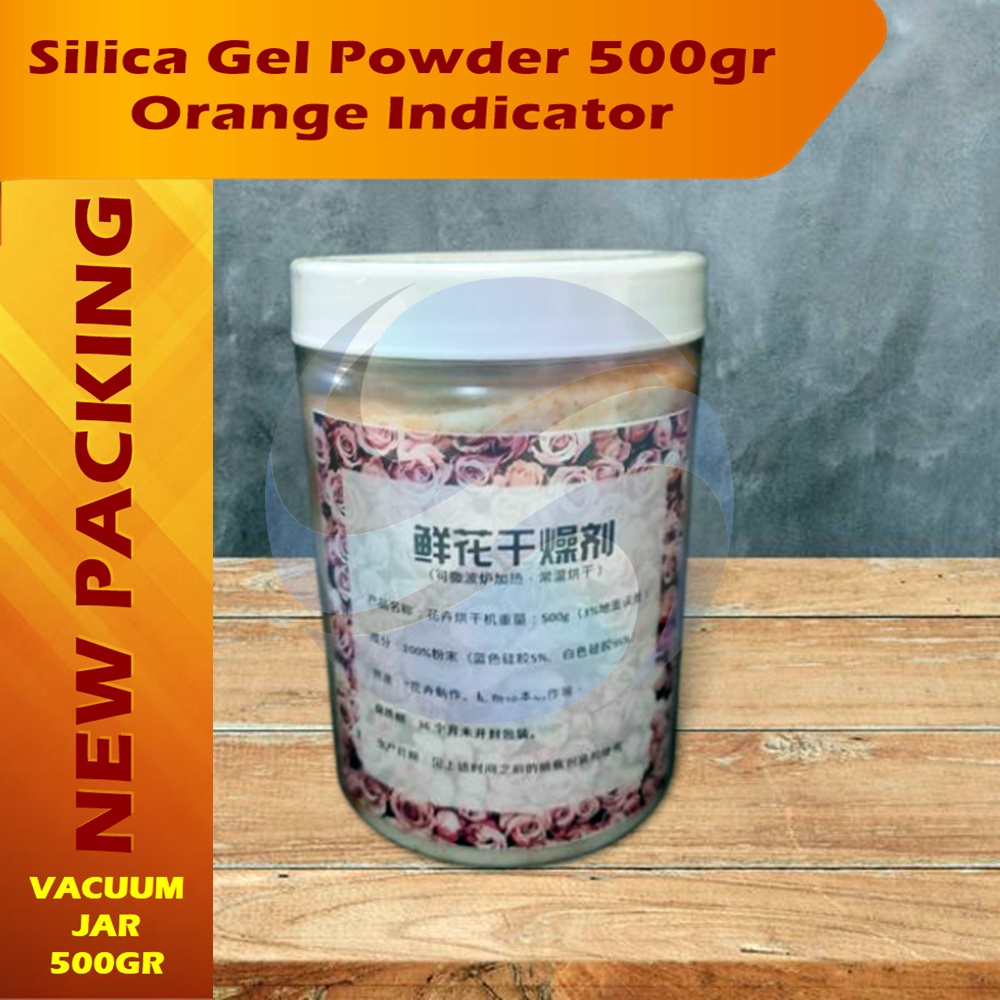 Jual Silica Gel Powder 500gr, Pengawet Bunga Segar