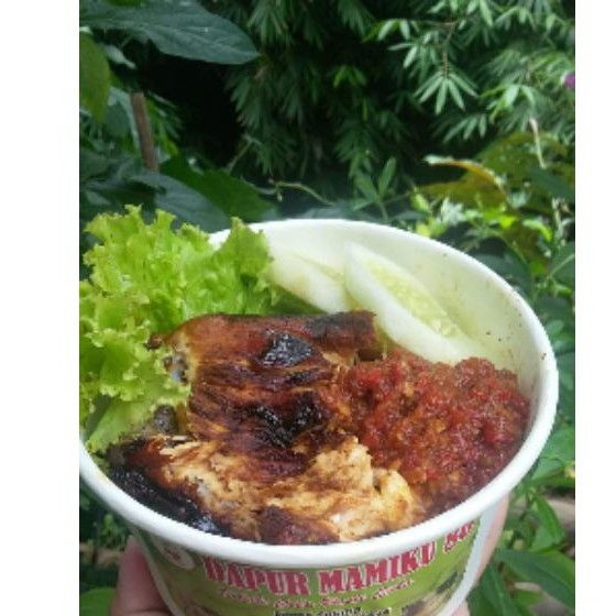 Jual Rice Bowl Ayam Bakar Geprek + Sambal Terasi + Lalapan | Shopee ...