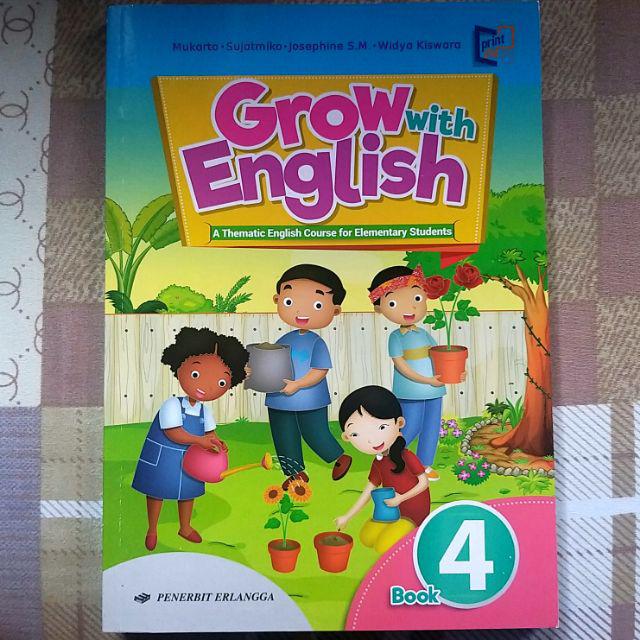 Jual BUKU GROW WITH ENGLISH SD MI REVISI KELAS 1 2 3 4 5 6 ERLANGGA ...