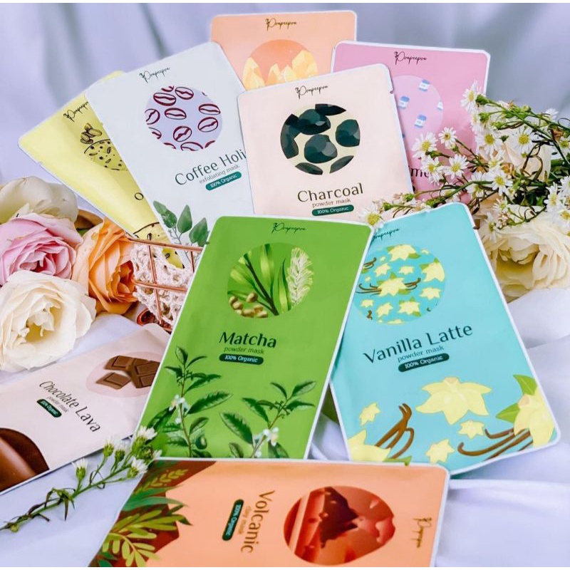 Jual [DISTRIBUTOR] Masker Organik Poupeepou 25gr BPOM HALAL | Shopee ...