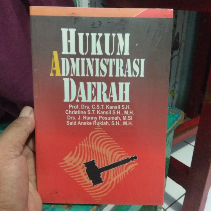 Jual CODES0X-80 Hukum Administrasi Daerah Prof Drs Kansil | Shopee ...