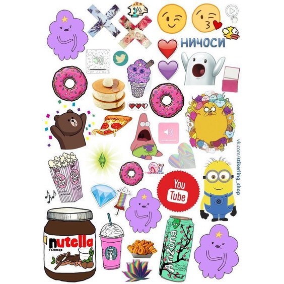 Jual PART 1 sticker tumblr aesthetic / sticker tumblr NO CUTTING atau ...